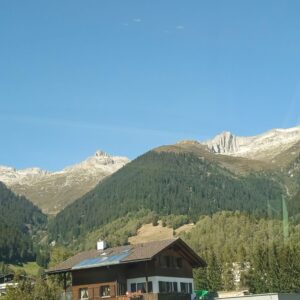 Blick aus dem Glacier Express