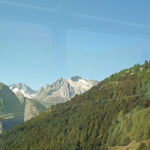 Blick aus dem Glacier Express